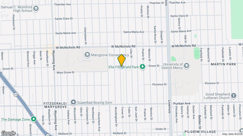 16652 Turner St Map and Location Details