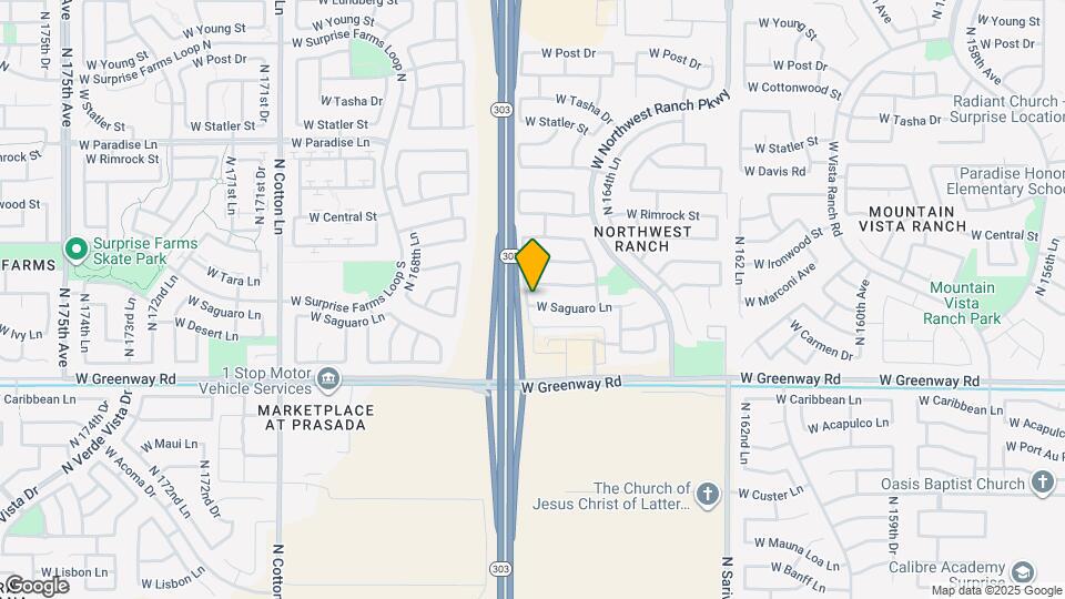 16680 W Saguaro Ln Map and Location Details