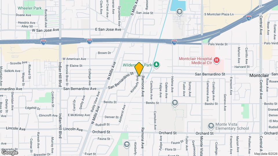 9725 Kimberly Ave Map and Location Details