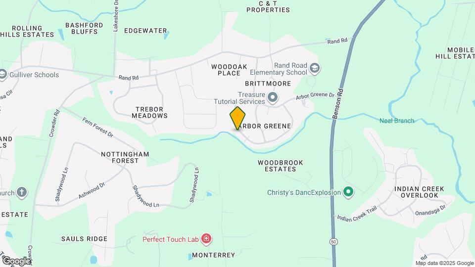 1000 Arbor Greene Dr Map and Location Details