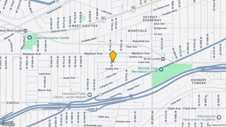 7515 Lawn Ave Map and Location Details