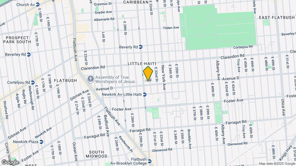 386 E 31st St Map and Location Details