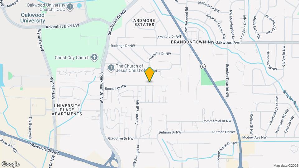 4430 Bonnell Dr NW Map and Location Details