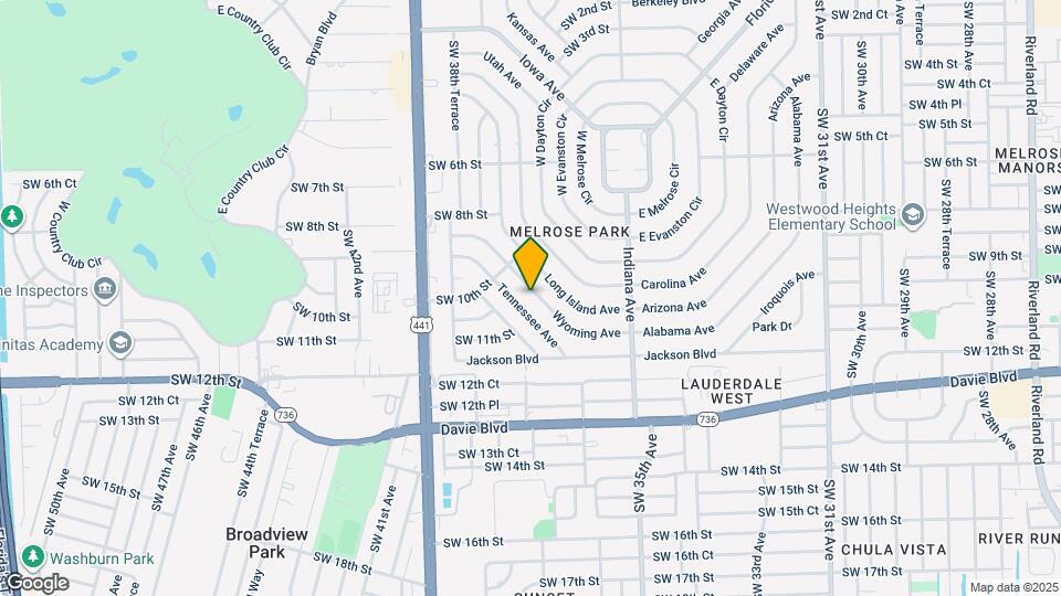 1037 Wyoming Ave Map and Location Details