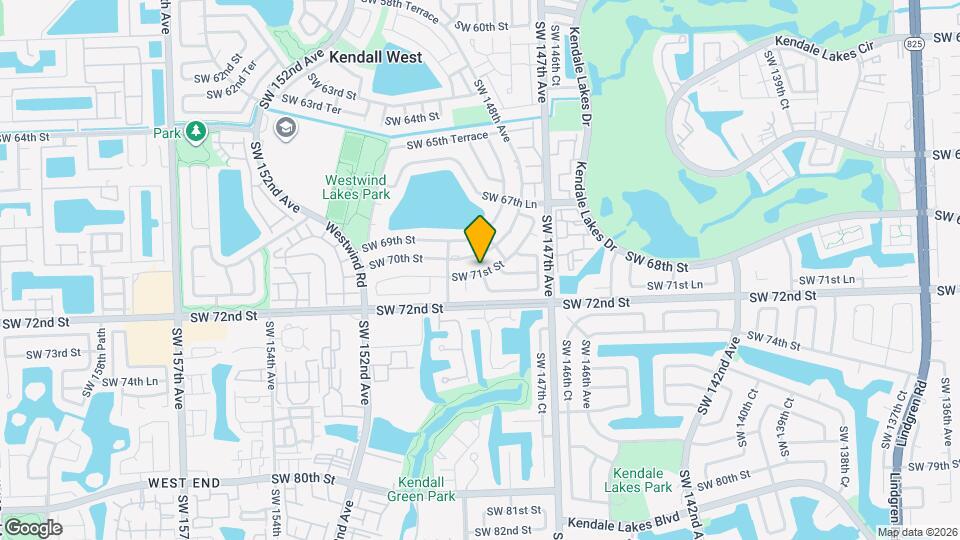 14841 SW 71st St Map and Location Details