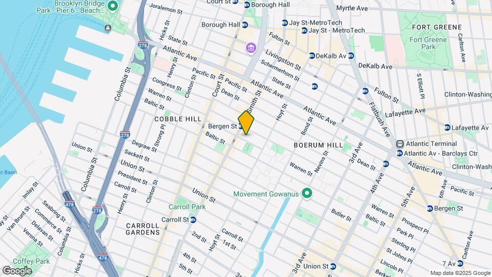 335 Warren St Map and Location Details