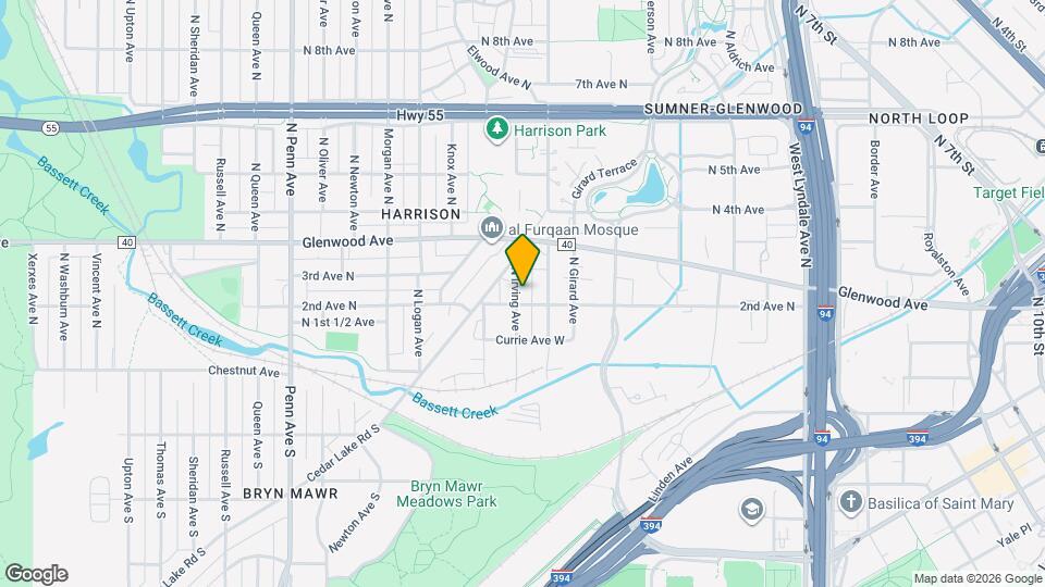 238 N Irving Ave Map and Location Details