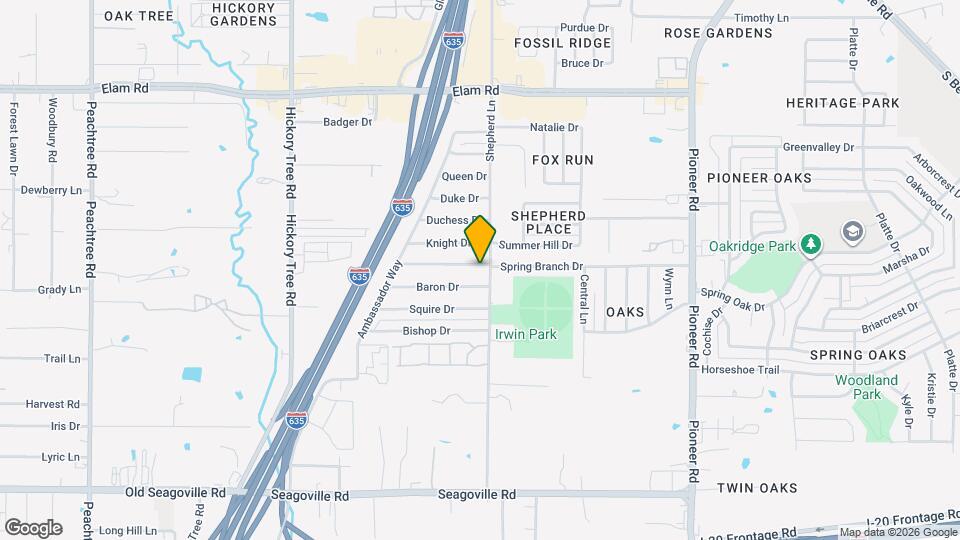 12308 Spring Branch Dr Map and Location Details