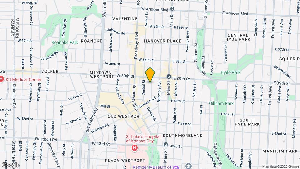 3916 Wyandotte St Map and Location Details