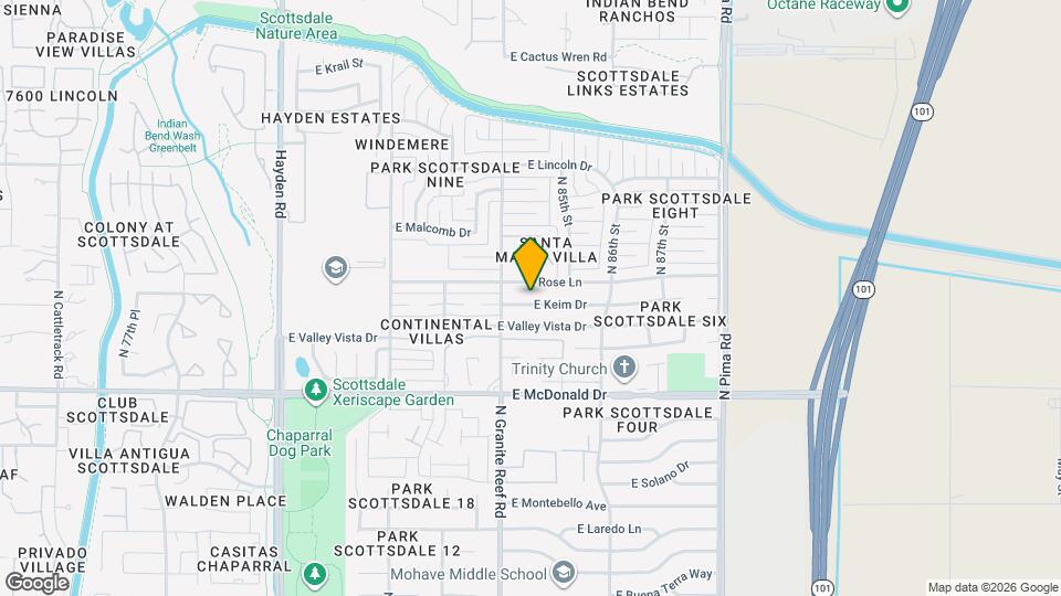8426 E Keim Dr Map and Location Details