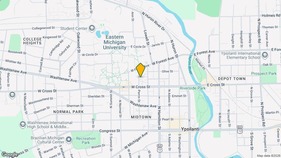 414 Perrin St Map and Location Details