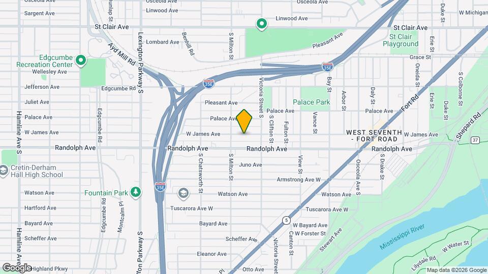 894 W James Ave, Unit 2 Map and Location Details