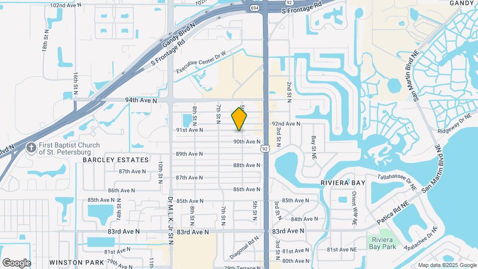 510 91st Ave N Map and Location Details