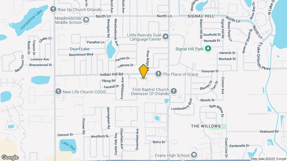 3542 Pine Ridge Ct Map and Location Details