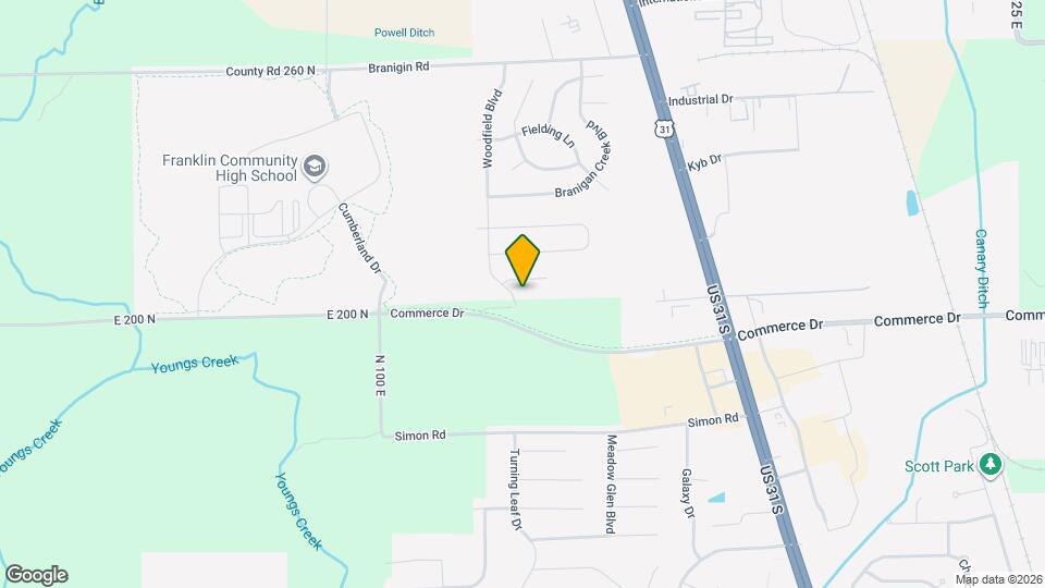 2409 Woodfield Blvd Map and Location Details