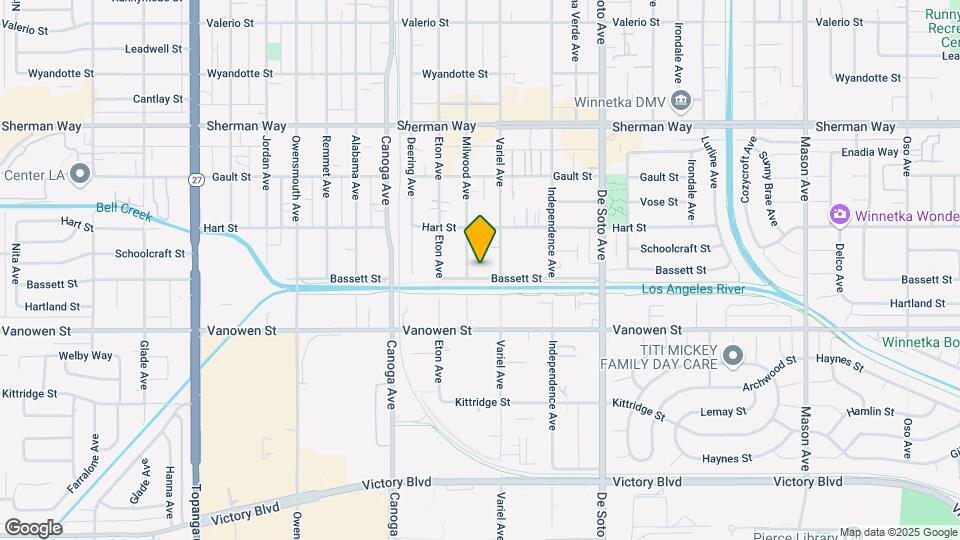 21121 Bassett St #2 Canoga Park, Ca 91303 Map and Location Details