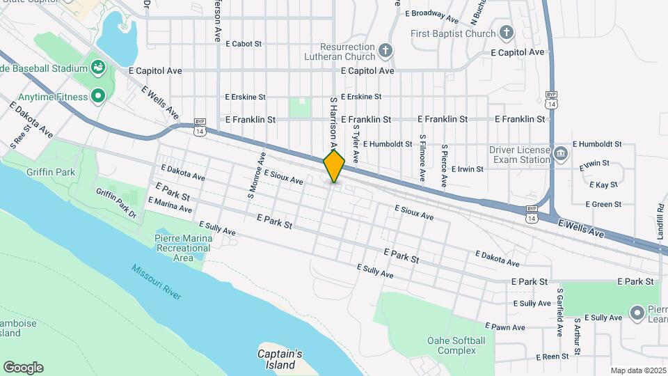 1409 E Sioux Ave, Unit 1411 Unit F Map and Location Details