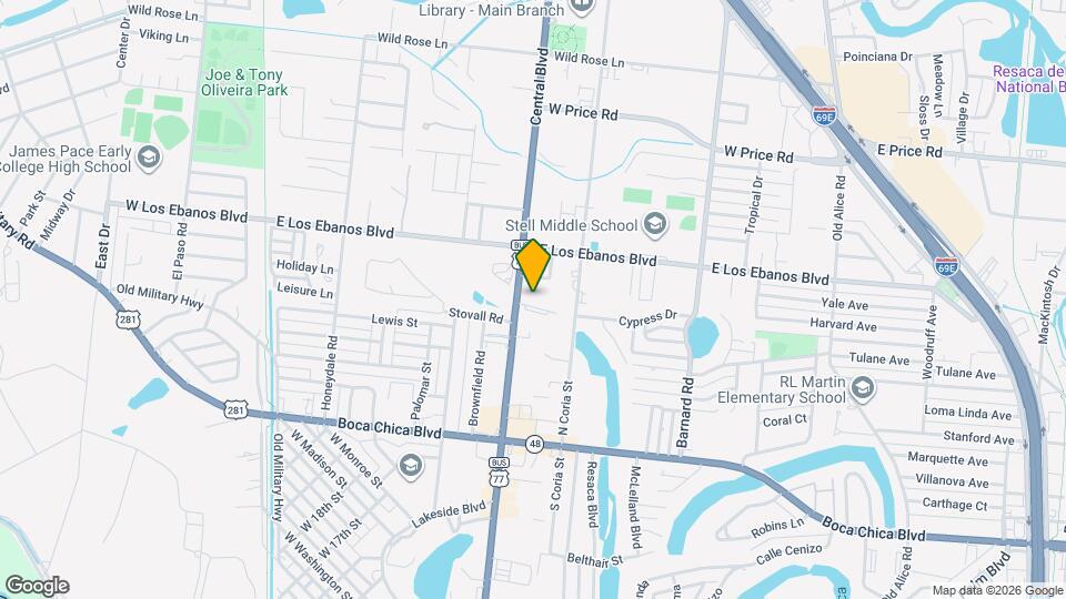 Brownsville Lofts Map and Location Details