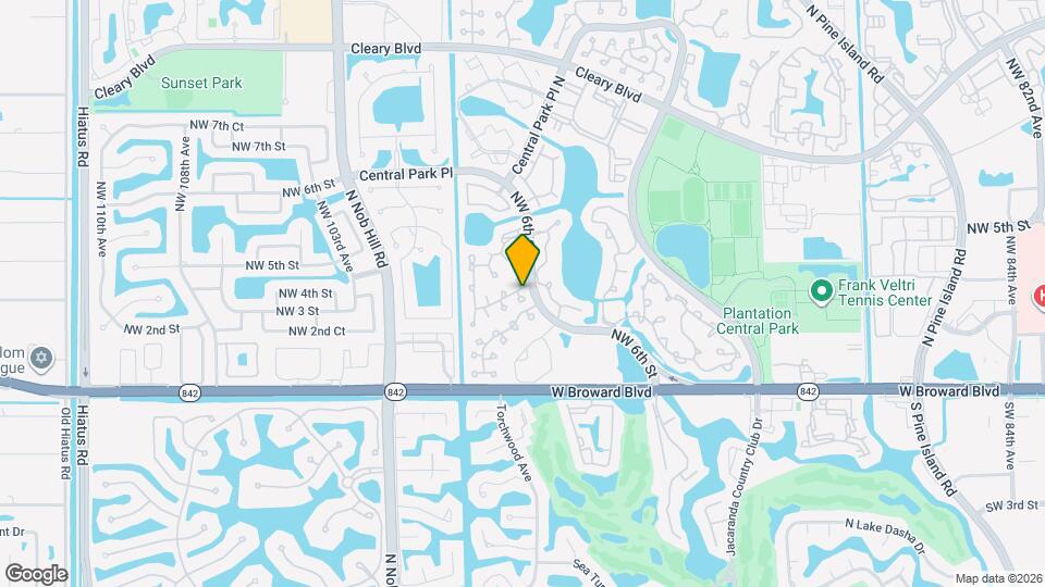 9800 NW 2nd Ct Map and Location Details