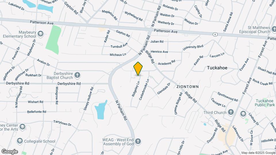 530 Ridgeley Ln Map and Location Details