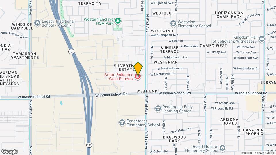 9121 W MacKenzie Dr Map and Location Details