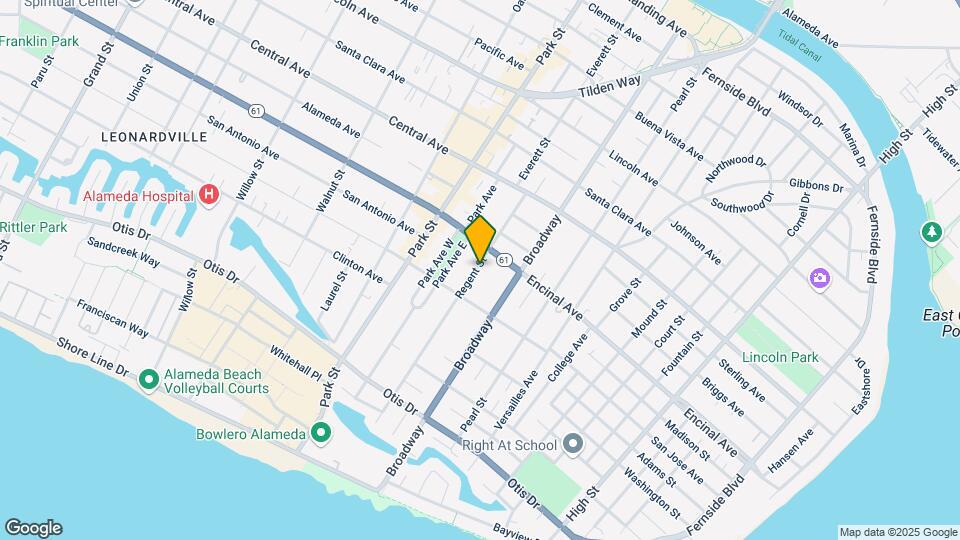 1236 Regent St-Unit -A Map and Location Details