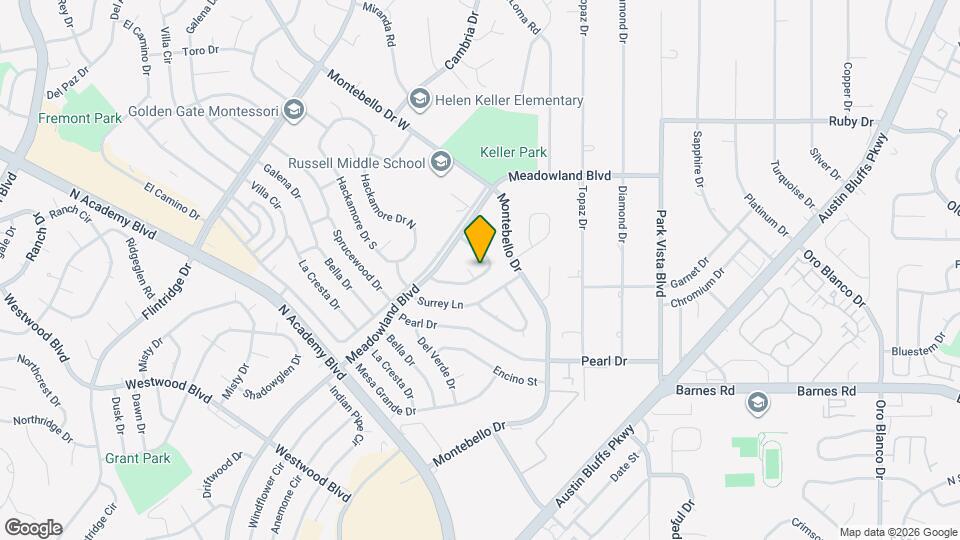 3853 Vaquero Cir N Mapa y Detalles de la Ubicación