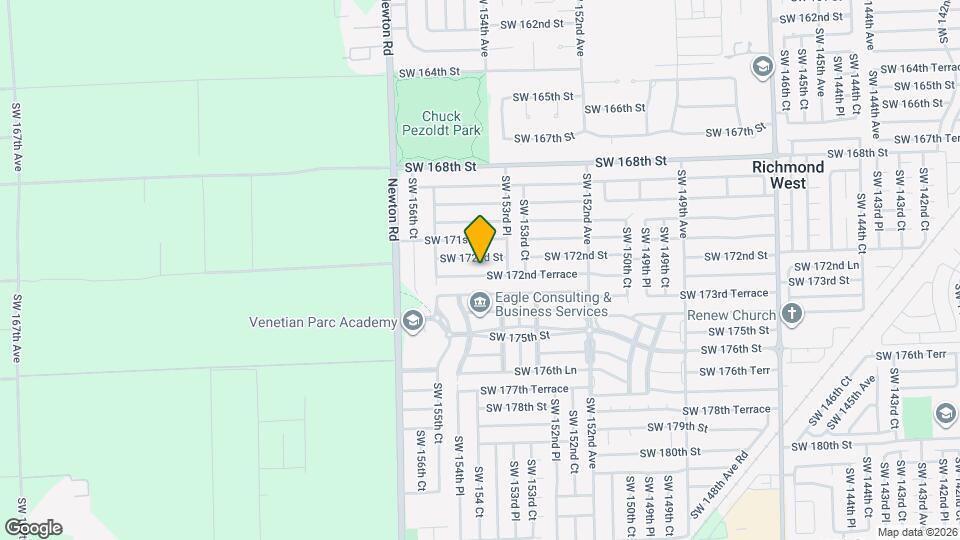 15439 SW 172nd Terrace Map and Location Details