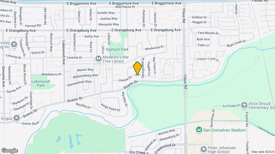 3624 Joanna Dr Map and Location Details