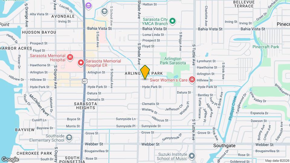 2440 Hillview St Map and Location Details