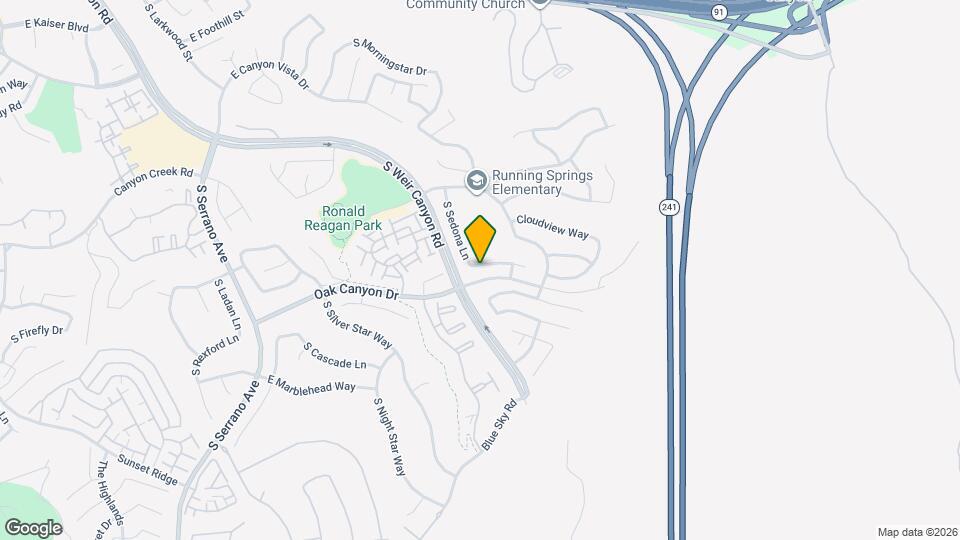 8616 Silver Ridge Ln Map and Location Details