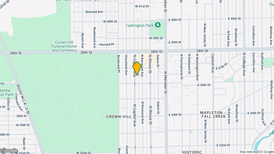 3627 N Capitol Ave Map and Location Details