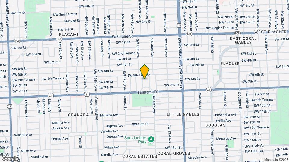 601 SW 44th Pl Map and Location Details