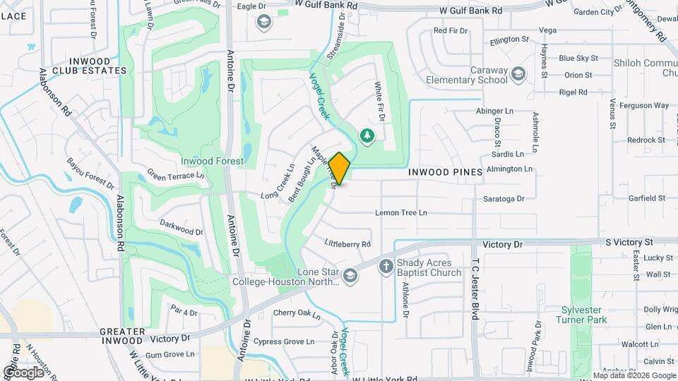 7546 Maple Tree Dr Map and Location Details