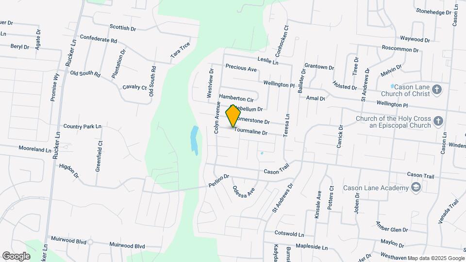 3419 Tourmaline Dr Map and Location Details