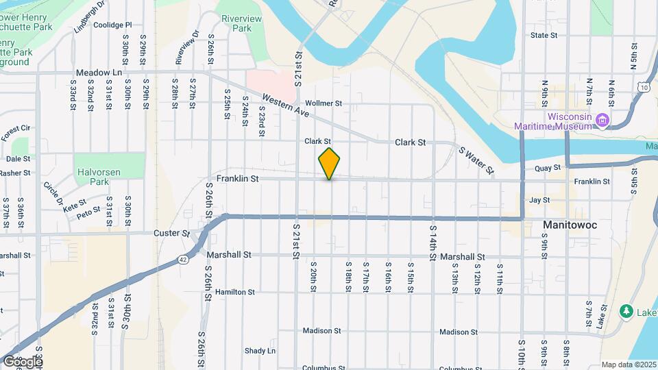 1901 Franklin St Map and Location Details