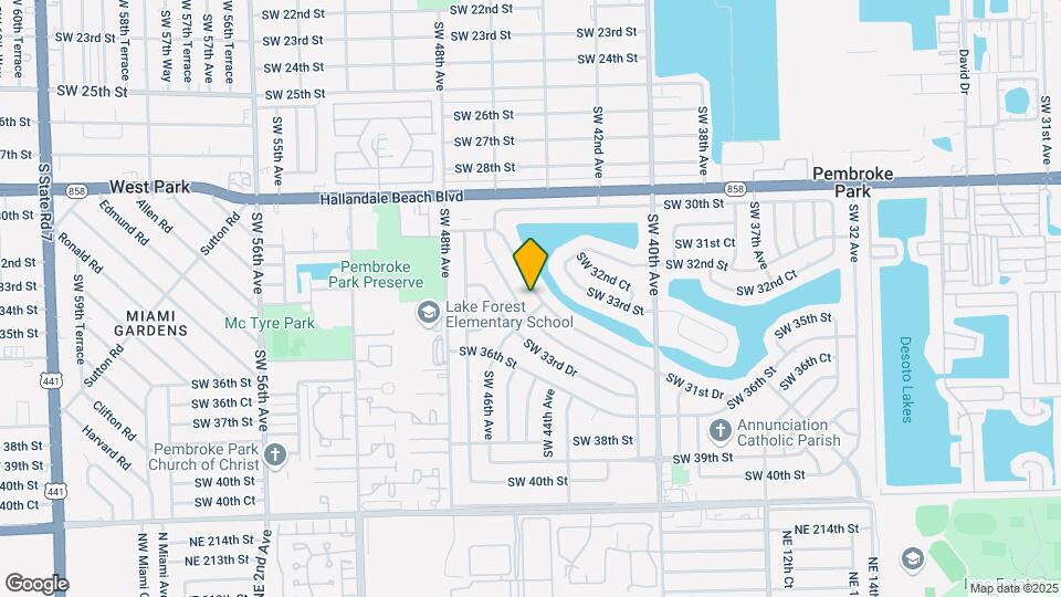 4604 SW 31st Dr Map and Location Details