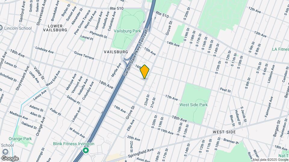 597 Grove St Map and Location Details