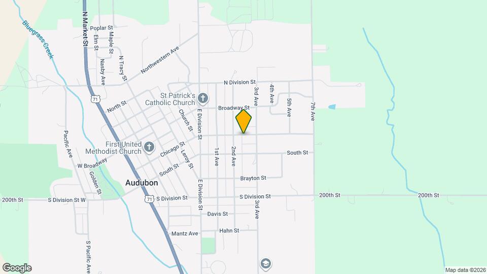 807 Chicago St, Unit Audubon Mapa y Detalles de la Ubicación