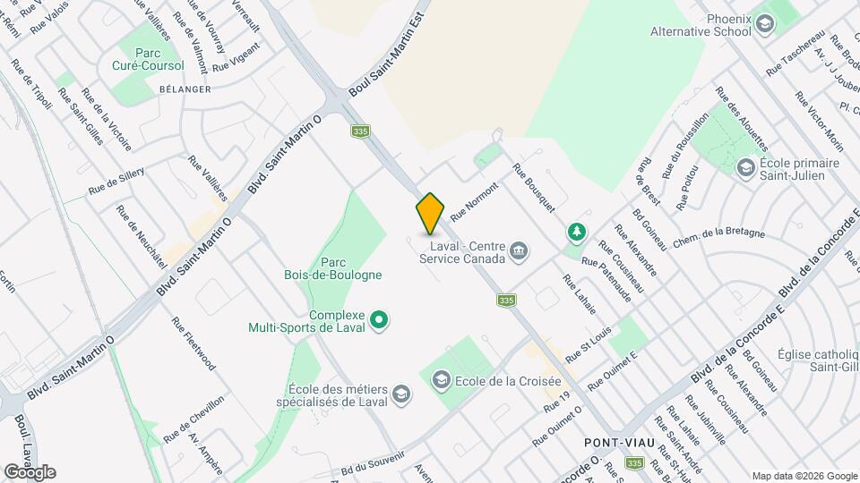 100 Paul-Comtois Tsse Map and Location Details