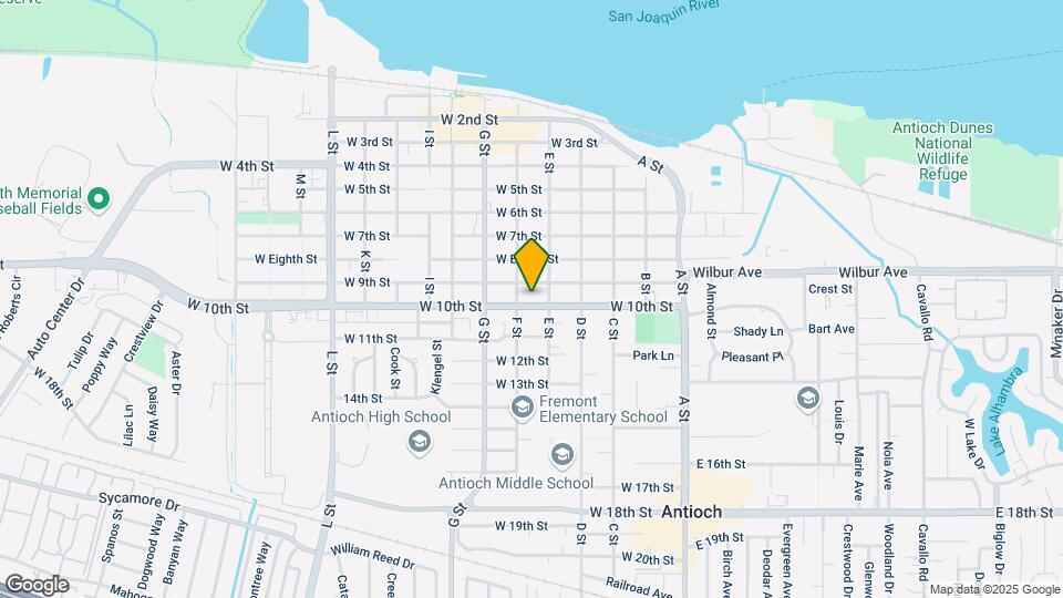 412 W 10th St Mapa y Detalles de la Ubicación