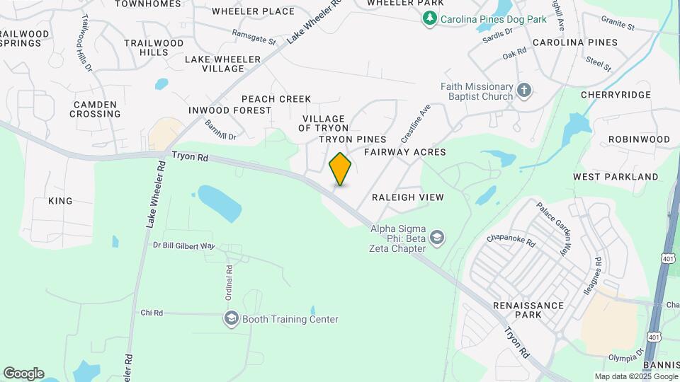 2837 Tryon Pines Dr Map and Location Details