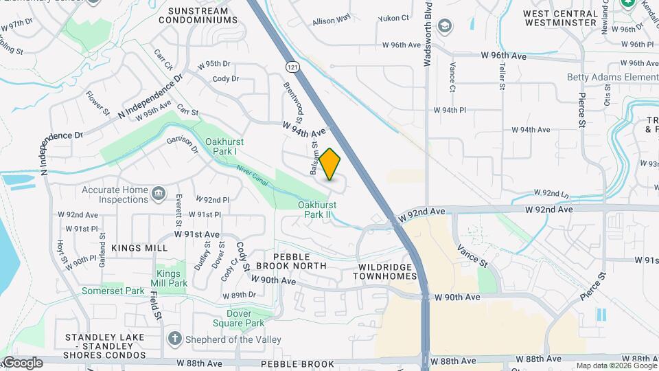 8157 W 93rd Way Map and Location Details