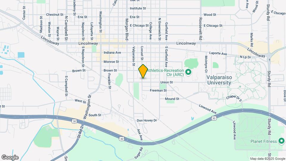 361 Locust St Valparaiso, IN Map and Location Details
