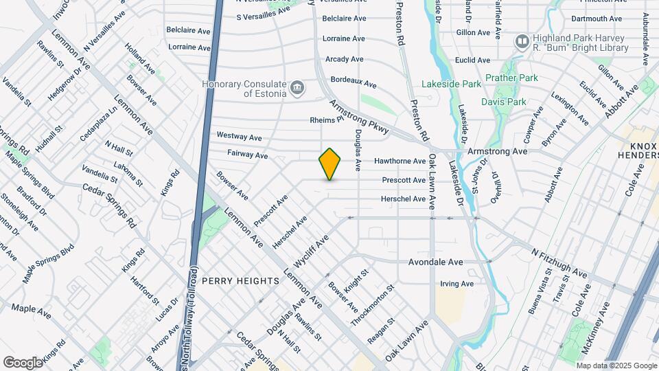 4012 Prescott Ave Map and Location Details