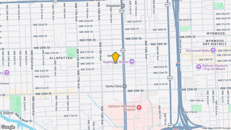 1273 NW 24th St Map and Location Details