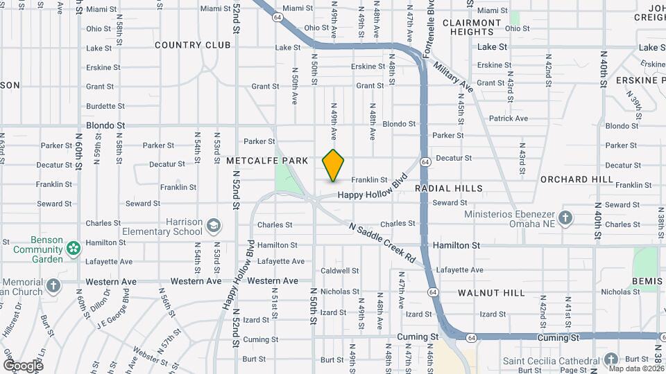 4928 Happy Hollow Blvd Map and Location Details