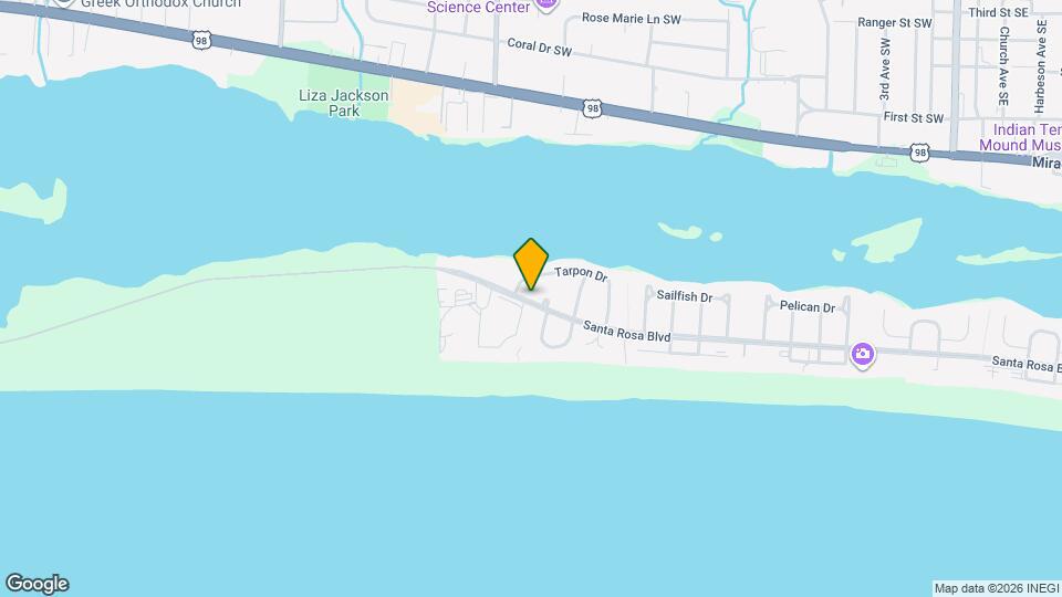 833 Santa Rosa Blvd Map and Location Details