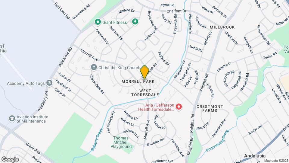 3400 Ashfield Ln Map and Location Details