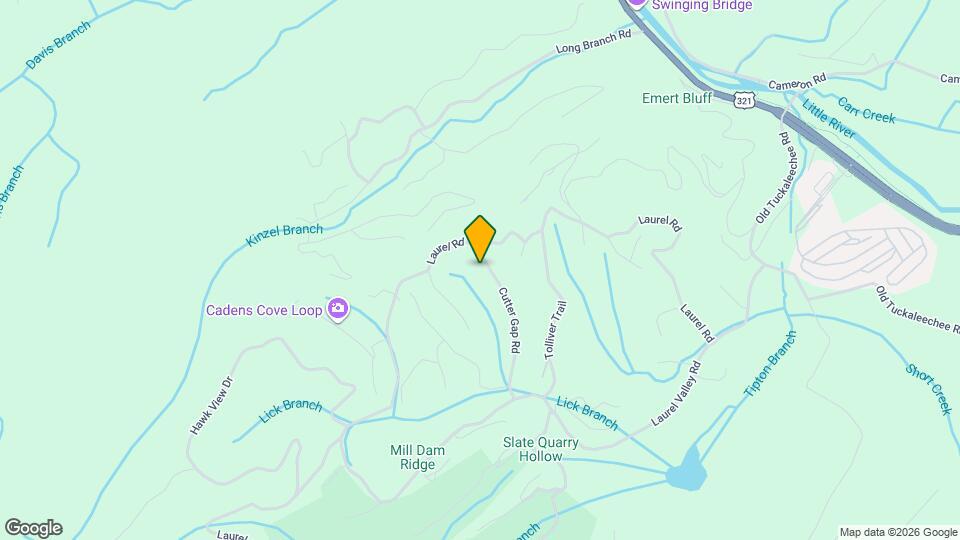 219 Cutter Gap Rd Mapa y Detalles de la Ubicación